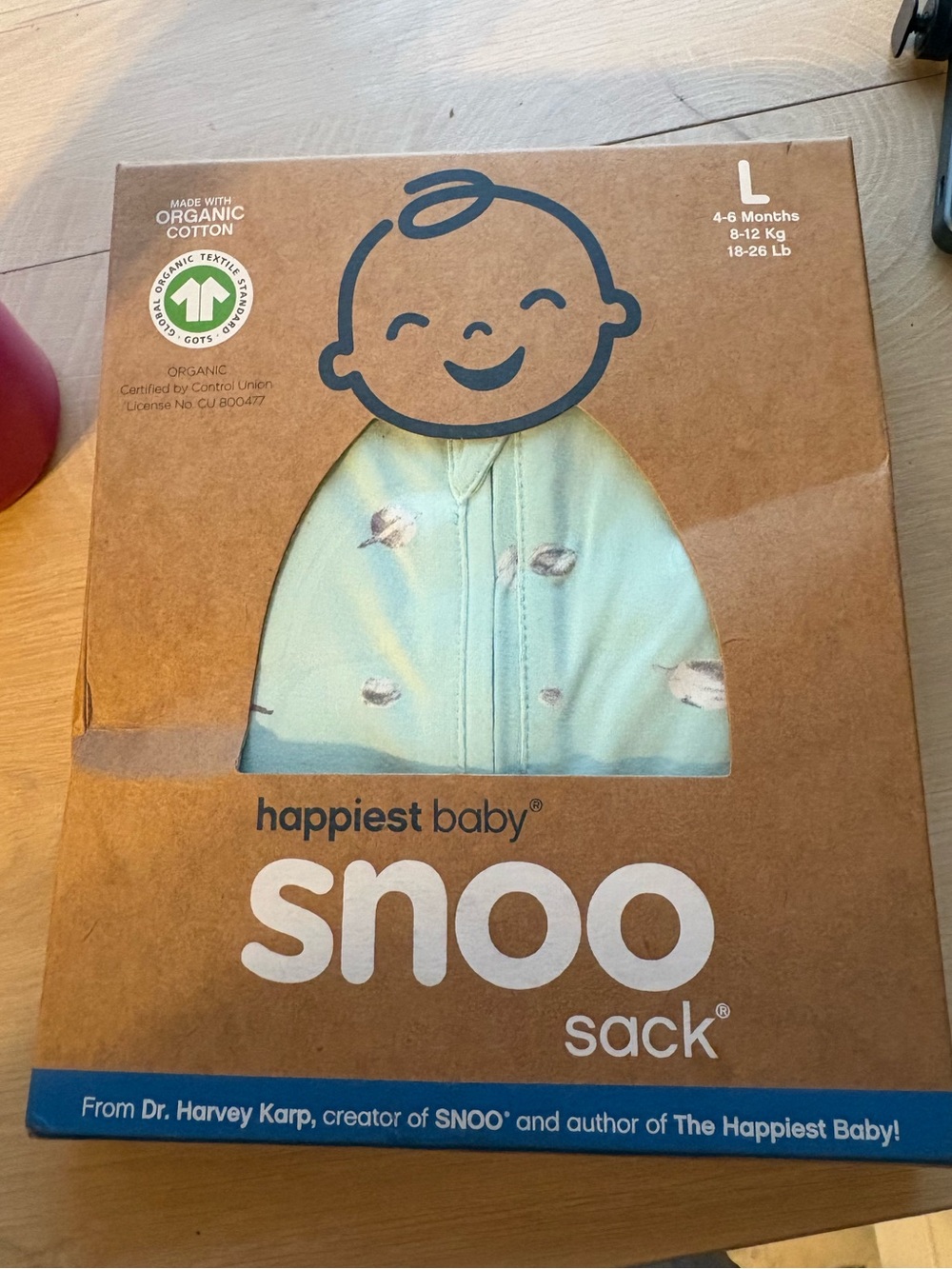 happiest baby Snoo Sack Sleep Sack in Mint Green Large 4-6 months
